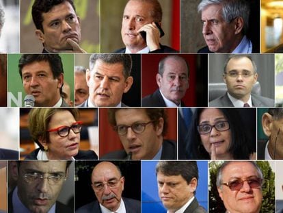 Todos os ministros do Governo de Jair Bolsonaro.
