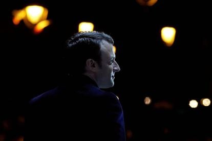 O presidente eleito francês, Emmanuel Macron.