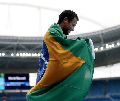 As medalhas brasileiras na Paralimpíada. Daniel Martins, campeão dos 400 m rasos.