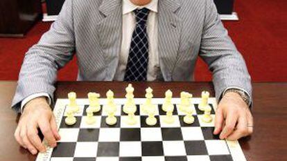 Garry Kasparov em congresso de xadrez realizado em junho em Washington.