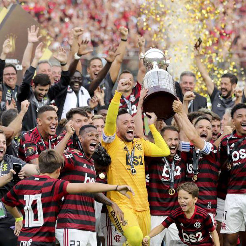 Quem fez os gols do Flamengo na final da Libertadores?