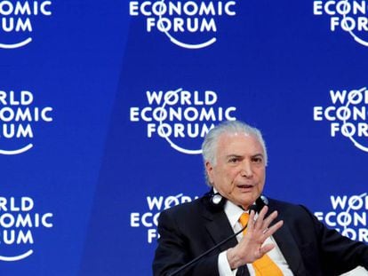 Michel Temer em Davos