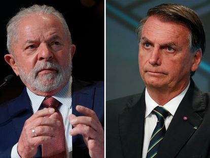 Lula da Silva e Jair Bolsonaro.