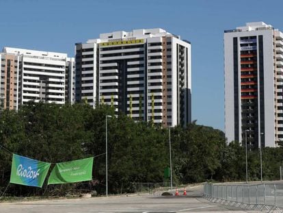 Edifício da Vila Olímpica destinado ao alojamento