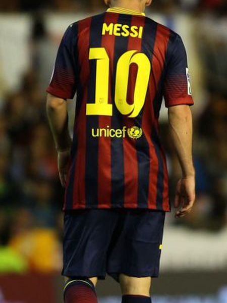 Messi, durante a partida.