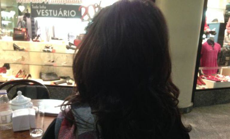 A estudante Joana, que foi agredida no metrô.