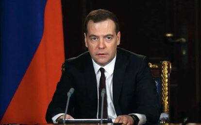 O primeiro-ministro russo, Dimitri Medvedev.
