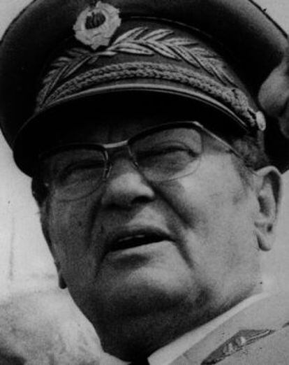 O presidente da Iugoslávia Josip Broz Tito.