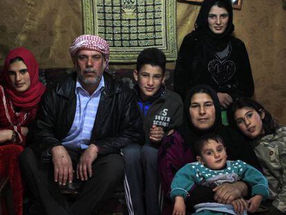 A família de Kafaa e Mousa Ibrahim.