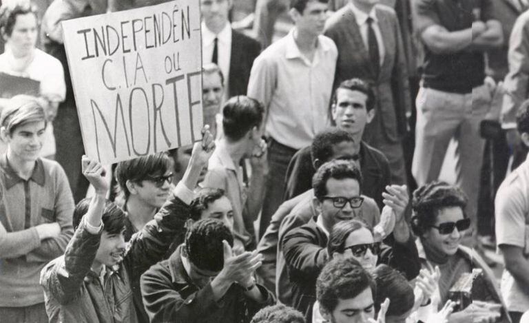 Manifestação no Rio de Janeiro em junho de 1968.