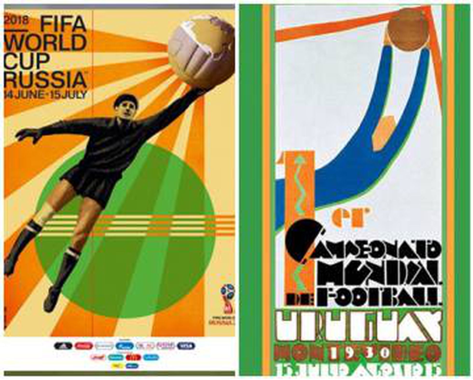 Histórico de jogos da Copa do Mundo - 1930 a 2018
