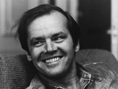 Jack Nicholson fotografado em 1974, no ano em que se desvelou que a que achava que era sua irmã era em realidade sua mãe.