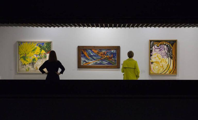 A exposição 'Modern Couples', na galeria Barbican de Londres.