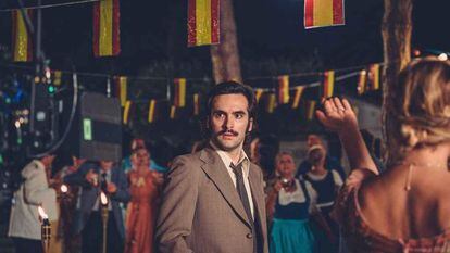 O ator Ricardo Gómez, no filme 'El sustituto', ambientado em Dénia.
