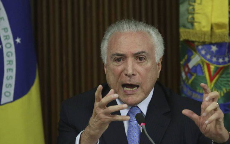O presidente Michel Temer