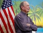Democratic presidential candidate former New York City Mayor Mike Bloomberg waits to speak at a news conference on Tuesday, March 3, 2020, in Little Havana, a neighborhood in Miami. (AP Photo/Brynn Anderson)