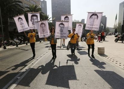 Protestos neste sábado na Cidade do México.