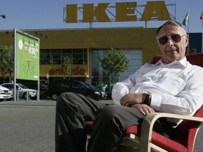 Ingvar Kamprad, fundador da rede de móveis Ikea, em foto de 2006.