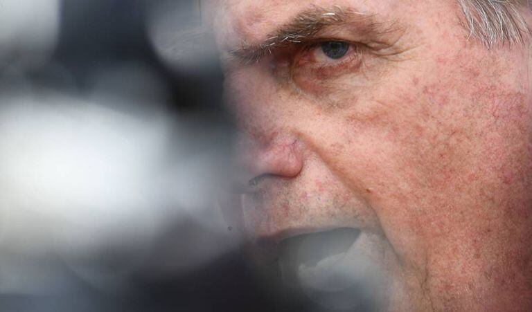 Bolsonaro em cerimônia em Brasília.