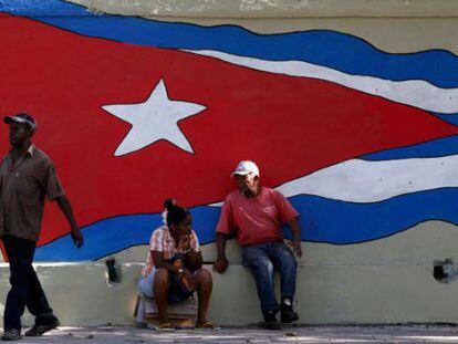 Uma rua de Havana.