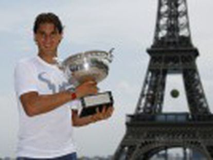 Coroado pela nona vez em Roland Garros, Nadal já empata com Pete Sampras (14) e afia as raquetes de olho em Wimbledon