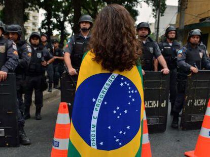 Protesto no Rio no dia 30 de junho. 