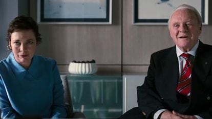 Olivia Colman e Anthony Hopkins, em ‘Meu Pai’. No vídeo, o trailer do filme.