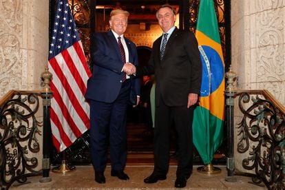 Trump cumprimenta Bolsonaro em encontro nos EUA.


07/03/2020 ONLY FOR USE IN SPAIN