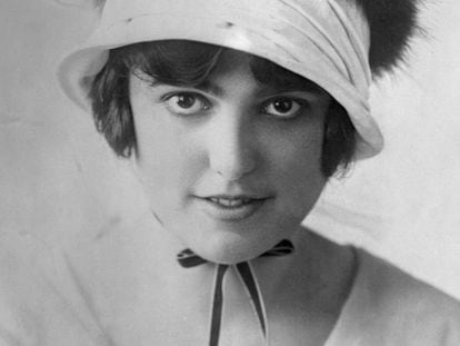 Retrato de Virginia Rappe, a atriz que morreu em uma festa em 1921 e de cuja morte o astro Fatty Arbuckle foi acusado sem provas.