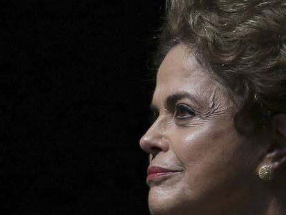 Rousseff na conferência das mulheres, em Brasília.