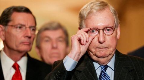 O líder da maioria no Senado, Mitch McConnell.