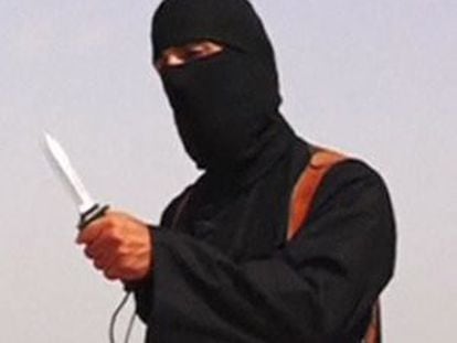 O carrasco de Foley, na imagem de vídeo da execução difundida pelos jihadistas.