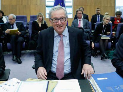O presidente da Comissão Europeia, Jean-Claude Juncker, em Bruxelas na quarta-feira.