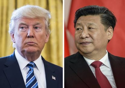 Donald Trump e Xi Jinping.