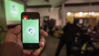O aplicativo para celular Evernote