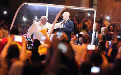 O papa Francisco em Assunção.