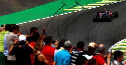 Fernando Alonso, durante o GP do Brasil.