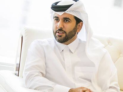 Saif Ahmed Al Thani, durante a entrevista em Doha, na quinta-feira.