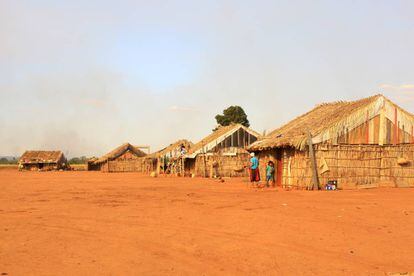 Uma das aldeias dentro da reserva Marãiwatsédé. São quatro ao longo do território