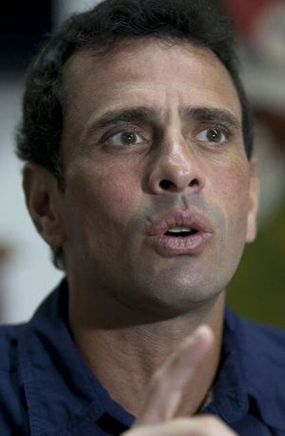 Capriles, um dos líderes da oposição.