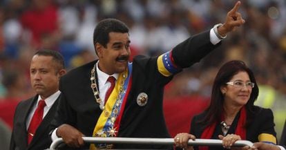 Nicolás Maduro e Cilia Flores.