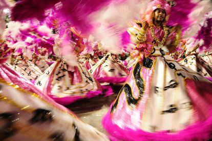 Ensaios das escolas de samba no Rio.
