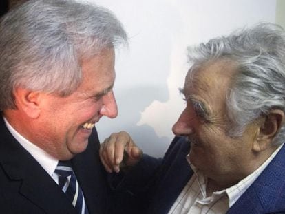 Tabaré Váquez (75 anos) e José Mujica (80 anos).