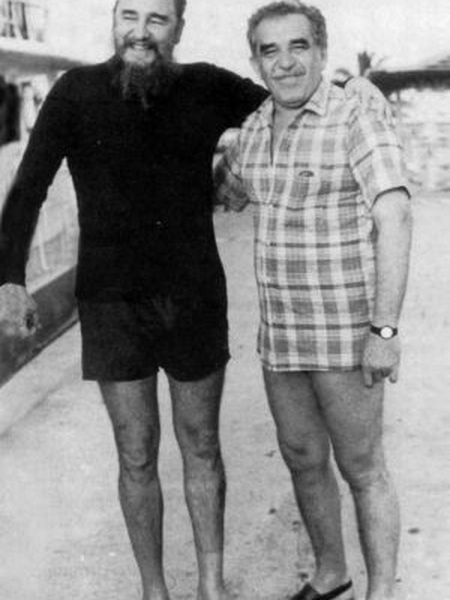Fidel Castro e Gabriel García Márquez, em 1985, capa do livro 'Gabo e Fidel. A paisagem de uma amizade', de Ángel Esteban e Stéphanie Panichelli.