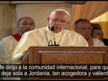 Primera missa do Papa em Tierra Santa.