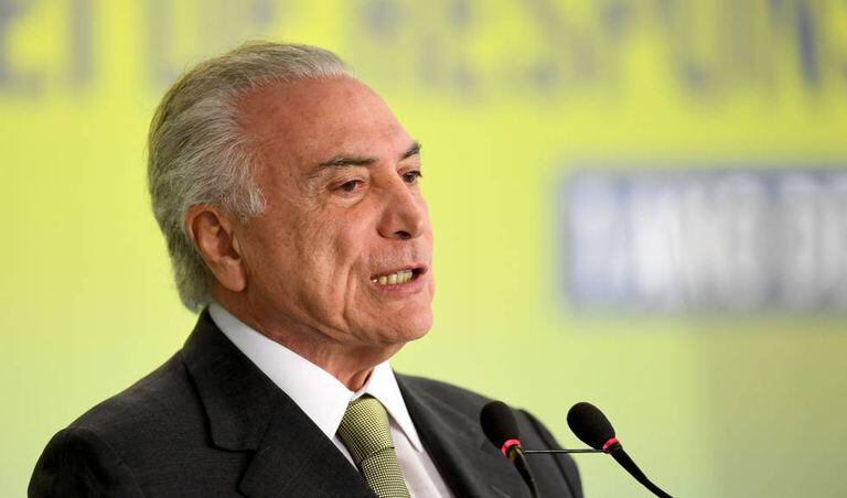 O presidente Michel Temer no último dia 29 em Brasília.