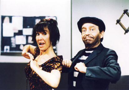 Florinda Meza e Roberto Gómez Bolaños, nos anos noventa.