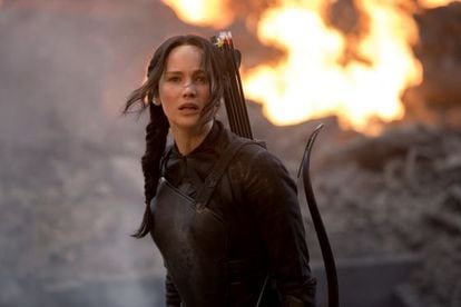 Jennifer Lawrence, em uma cena do filme.