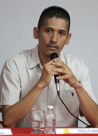 Rogelio Anaya, uma das vítimas da tortura da polícia mexicana.