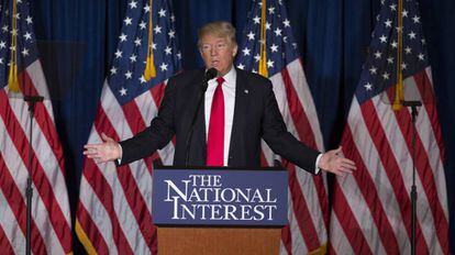O candidato republicano Donald Trump.